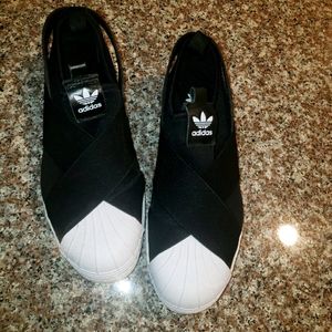 Adidas Super Star Slip On Sneakers